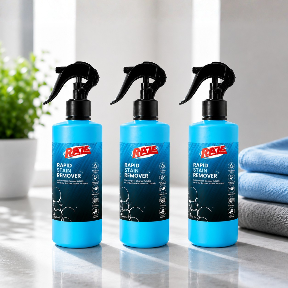 Raze Rapid Stain Remover Pack of 3